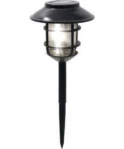 LED Solar Buitenlamp Op Spies 56,5 Cm Zwart