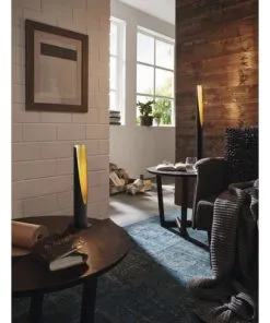 EGLO LED-tafellamp Barbotto Zwart-goud