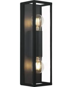 EGLO Wandlamp Amezola 2-lichts Zwart