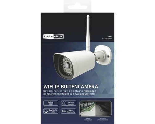 KLIKAANKLIKUIT® Slimme Wifi IP Camera Outdoor IPCAM-3500 Wit 5 KLIKAANKLIKUIT® Slimme Wifi IP Camera Outdoor IPCAM-3500 Wit - Afbeelding 5