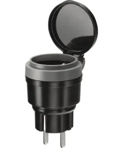 KLIKAANKLIKUIT® Stopcontactschakelaar Voor Buiten AGC-3500 Zwart