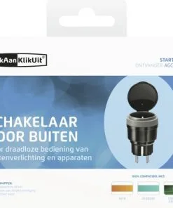 KLIKAANKLIKUIT® Stopcontactschakelaar Voor Buiten AGC-3500 Zwart 11 KLIKAANKLIKUIT® Stopcontactschakelaar Voor Buiten AGC-3500 Zwart -Binnenverlichting Verkoopwinkel DV 8 10337793 05 4c NL 20201002154652