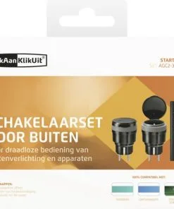 KLIKAANKLIKUIT® Schakelaarset Voor Buiten AGC2-3500R 11 KLIKAANKLIKUIT® Schakelaarset Voor Buiten AGC2-3500R -Binnenverlichting Verkoopwinkel DV 8 10337795 01 4c NL 20201002181654