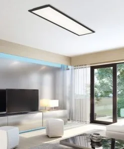 BRILONER LED-paneel Piatto 7167-015 100x25 Cm CCT Zwart