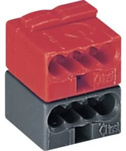 WAGO Busklem Push Wire 243-211 4-draads, 50 Stuks