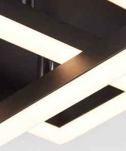 BRILLIANT LED Plafondlamp Kjorn 3-lichts 46x53 Cm Zwart -Binnenverlichting Verkoopwinkel DV 8 10385487 01 4c DE 20201224051757