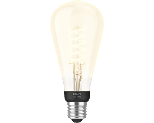 PHILIPS Hue White LED Filament Lamp E27/7W ST72 2 PHILIPS Hue White LED Filament Lamp E27/7W ST72 - Afbeelding 2