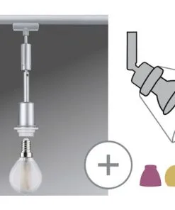 PAULMANN URail DecoSystems Pendel E14 Chroom Mat (excl. Lichtbron) 5 PAULMANN URail DecoSystems Pendel E14 Chroom Mat (excl. Lichtbron) -Binnenverlichting Verkoopwinkel DV 8 10393940 05 4c DE 20220523081659
