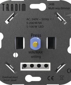 TRADIM LED Dimmer Inbouwelement 2498 Multicontrol 5-100 W