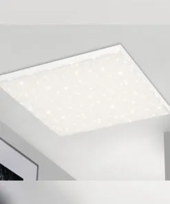 BRILONER LED Paneel Frameless 7381-216 Met Sterrendecor 59,5x59,5 Cm CCT Wit