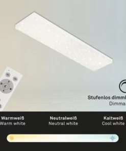 BRILONER LED Paneel Frameless 7381-316 Met Sterrendecor 100x25 Cm CCT Wit -Binnenverlichting Verkoopwinkel DV 8 10395669 02 4c DE 20210122051753