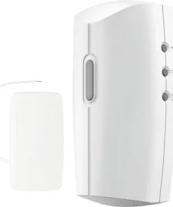 KLIKAANKLIKUIT® Plug-in Draadloze Deurbelset Met Zender ACDB-8000BC Wit