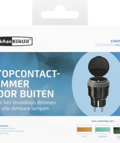 KLIKAANKLIKUIT® Stopcontactdimmer Voor Buiten AGC-200 Zwart 7 KLIKAANKLIKUIT® Stopcontactdimmer Voor Buiten AGC-200 Zwart -Binnenverlichting Verkoopwinkel DV 8 10403060 04 4c NL 20210217011003