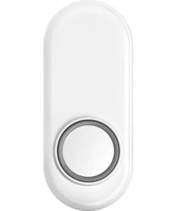KLIKAANKLIKUIT® Draadloze Drukknop Voor Deurbellen ACDB-8000A Wit