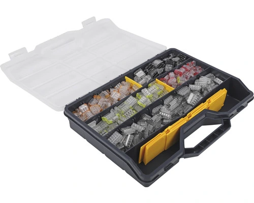 Q-LINK Lasklemmen Steekklem Assortimentsdoos, 450-delig 2 Q-LINK Lasklemmen Steekklem Assortimentsdoos, 450-delig - Afbeelding 2