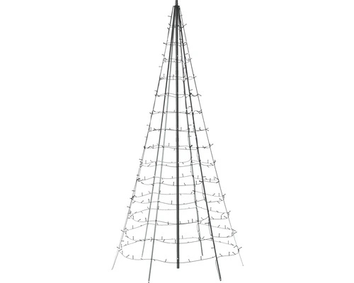 TWINKLY Smart Kerstverlichting LED Vlaggenmast Boom 450 Lampjes Gekleurd 3 Meter 2 TWINKLY Smart Kerstverlichting LED Vlaggenmast Boom 450 Lampjes Gekleurd 3 Meter - Afbeelding 2