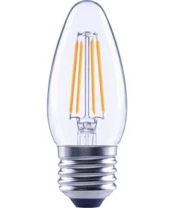 FLAIR LED Lamp E27/2W C35 Warmwit Helder