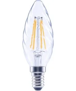 FLAIR LED Lamp E14/2W CT35 Warmwit Helder