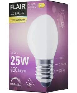 FLAIR LED Lamp E27/2W G45 Warmwit Mat -Binnenverlichting Verkoopwinkel DV 8 10437396 05 4c DE 20220401161653