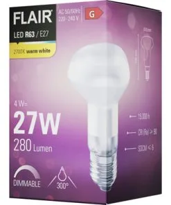 FLAIR LED Lamp E27/4W R63 Warmwit Mat -Binnenverlichting Verkoopwinkel DV 8 10437694 05 4c DE 20220401121758
