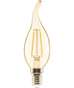 FLAIR LED Filament Lamp E14/2W CL35 Amber