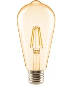 FLAIR LED Lamp E27/4W ST64 Warmwit Amber