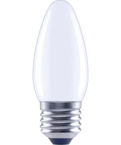 FLAIR LED Lamp E27/4W C35 Daglicht Wit Mat