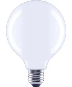 FLAIR LED Lamp E27/6,5W G95 Daglicht Wit Mat