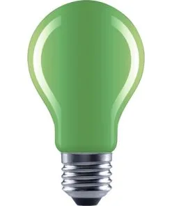 FLAIR LED Lamp E27/4W A60 Groen