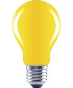 FLAIR LED Lamp E27/4W A60 Geel