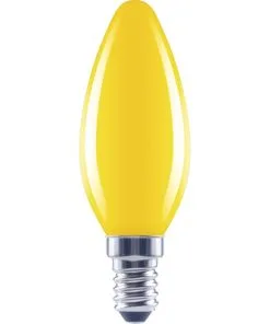FLAIR LED Lamp E14/2W C35 Geel
