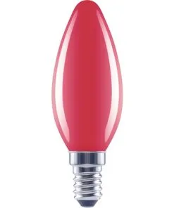 FLAIR LED Lamp E14/2W C35 Rood