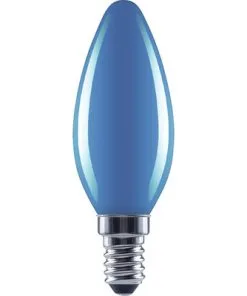 FLAIR LED Lamp E14/2W C35 Blauw