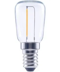 FLAIR LED Schakelbordlamp E14/0,45W S28 Warmwit Helder