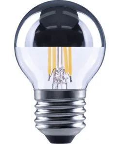 FLAIR LED Kopspiegellamp E27/4W G45 Warmwit Zilver-helder