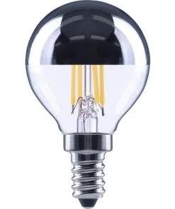 FLAIR LED Kopspiegellamp E14/4W G45 Warmwit Zilver-helder