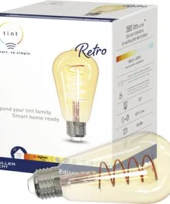 MÜLLER LICHT Smart LED-lamp Tint E27/5,5W ST64 Instelbaar Wit Goud 7 MÜLLER LICHT Smart LED-lamp Tint E27/5,5W ST64 Instelbaar Wit Goud -Binnenverlichting Verkoopwinkel DV 8 10454099 02 4c DE 20211129104754