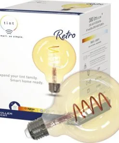 MÜLLER LICHT Smart LED-lamp Tint E27/5,5W G95 Instelbaar Wit Goud -Binnenverlichting Verkoopwinkel DV 8 10454100 02 4c DE 20211129104754