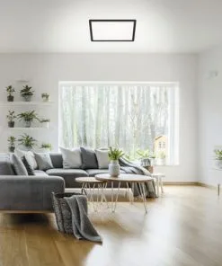 BRILONER LED-paneel 7082-015 Met Backlight 42x42 Cm CCT Zwart