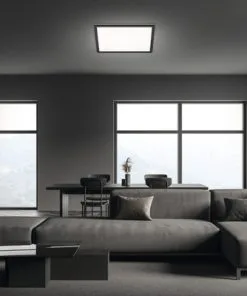 BRILONER LED-paneel 7158-415 Met Backlight 42x42 Cm Neutraalwit Zwart