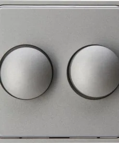 KOPP Athenis Centraalplaat Met Knop Duodimmer Staal