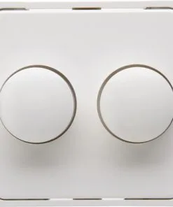 KOPP Athenis Centraalplaat Met Knop Duodimmer Wit