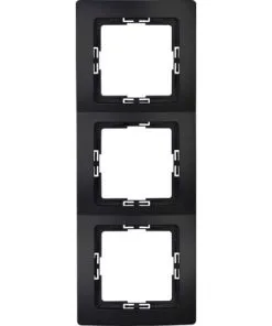 KOPP Paris Afdekraam 3-voudig Mat Zwart