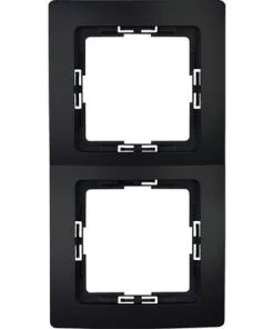 KOPP Paris Afdekraam 2-voudig Mat Zwart