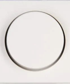 KOPP Milano Centraalplaat Met Dimmerknop Enkel Druk Wit