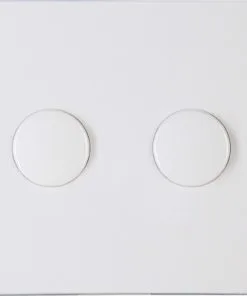 KOPP Paris Centraalplaat Met Dimmerknop Duo Wit