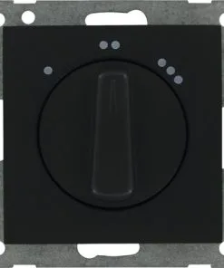 KOPP Athenis Inbouw Basiselement 3-standenschakelaar Antraciet