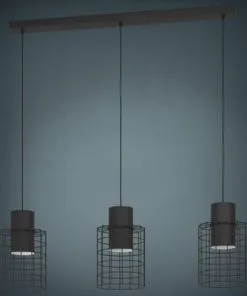 EGLO Hanglamp Milligan Zwart