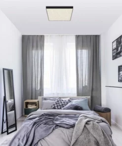 BRILONER LED Plafonniere 7078-415 Randloos Met Sterreneffect 29x29 Cm Neutraalwit Zwart -Binnenverlichting Verkoopwinkel DV 8 10459431 03 4c DE 20210630111650