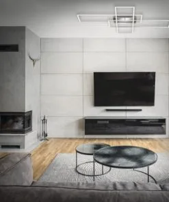 BRILONER LED Plafondlamp 3504-018 Stepdim Warmwit Aluminium-chroom